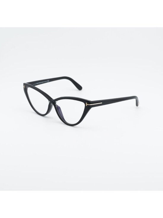 Tom Ford FT5729-B 001 Eyeglasses Black 53mm Cat Eye Frame, Blue Light Block main image 9